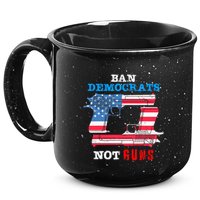 Ban Idiots Not Guns 2nd Amendment Constitution Rights 15oz Campfire Ceramic Mug