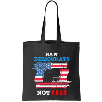 Ban Idiots Not Guns 2nd Amendment Constitution Rights Bag