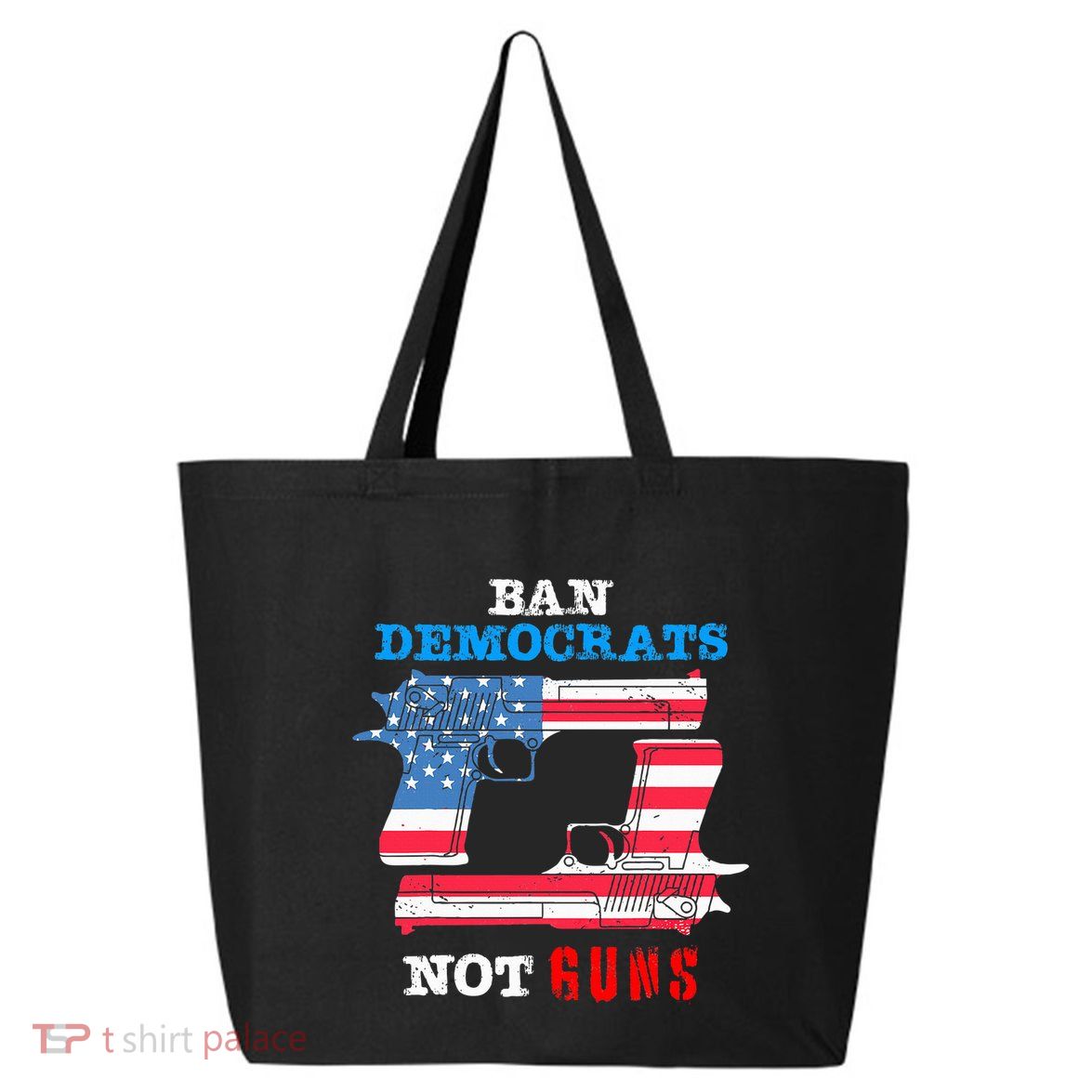 Ban Idiots Not Guns 2nd Amendment Constitution Rights 25L Jumbo Tote