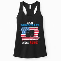 Ban Idiots Not Guns 2nd Amendment Constitution Rights Womens Tank Top