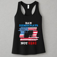Ban Idiots Not Guns 2nd Amendment Constitution Rights Womens Tank Top