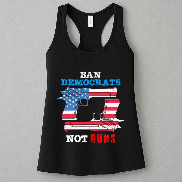 Ban Idiots Not Guns 2nd Amendment Constitution Rights Womens Tank Top