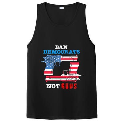 Ban Idiots Not Guns 2nd Amendment Constitution Rights PosiCharge Competitor Tank