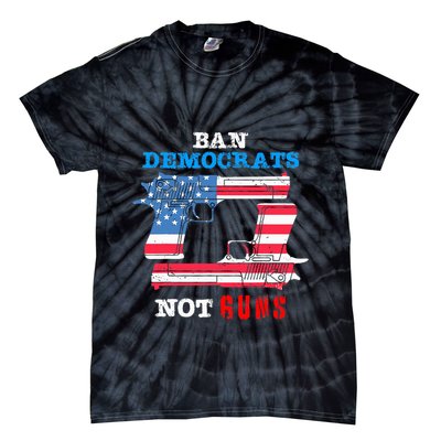 Ban Idiots Not Guns 2nd Amendment Constitution Rights Tie-Dye T-Shirt