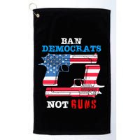 Ban Idiots Not Guns 2nd Amendment Constitution Rights Golf Towel