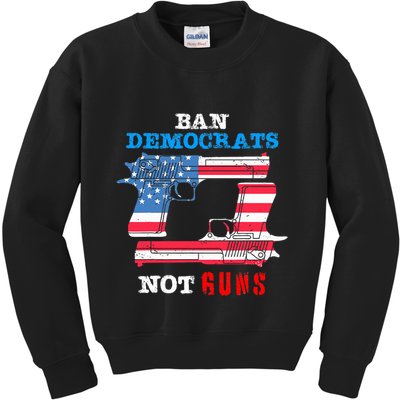 Ban Idiots Not Guns 2nd Amendment Constitution Rights Kids Sweatshirt