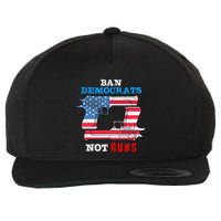 Ban Idiots Not Guns 2nd Amendment Constitution Rights Wool Snapback Cap