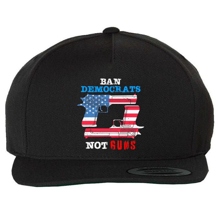 Ban Idiots Not Guns 2nd Amendment Constitution Rights Wool Snapback Cap
