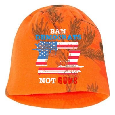 Ban Idiots Not Guns 2nd Amendment Constitution Rights Kati - Camo Knit Beanie