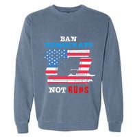 Ban Idiots Not Guns 2nd Amendment Constitution Rights Garment-Dyed Sweatshirt