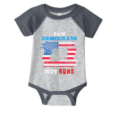 Ban Idiots Not Guns 2nd Amendment Constitution Rights Infant Baby Jersey Bodysuit