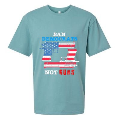 Ban Idiots Not Guns 2nd Amendment Constitution Rights Sueded Cloud Jersey T-Shirt