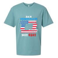 Ban Idiots Not Guns 2nd Amendment Constitution Rights Sueded Cloud Jersey T-Shirt