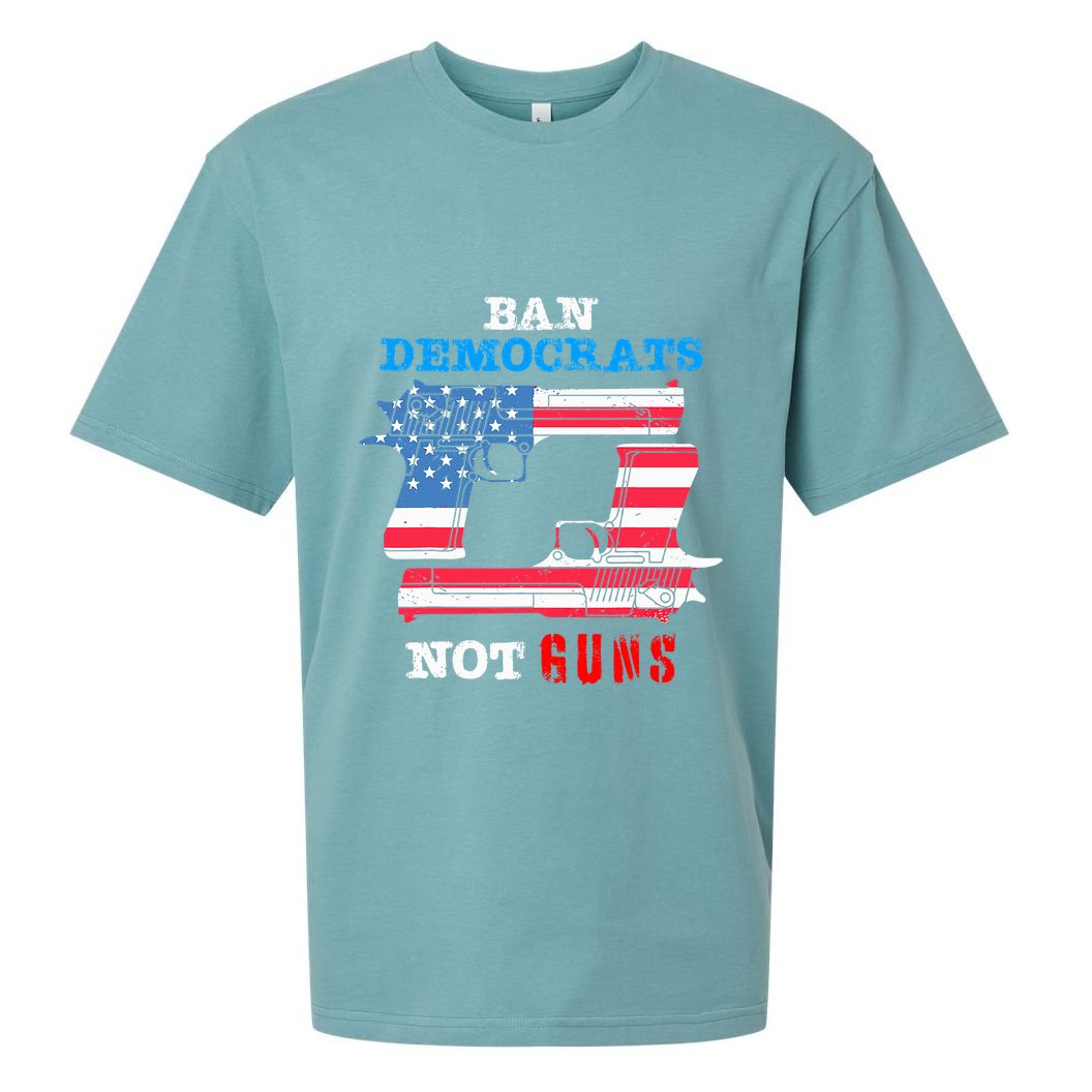 Ban Idiots Not Guns 2nd Amendment Constitution Rights Sueded Cloud Jersey T-Shirt