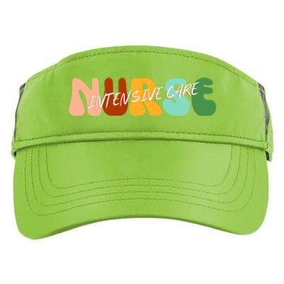 Boho Icu Nurse Gift Intensive Care Nurse For Nurses Cool Gift Adult Drive Performance Visor