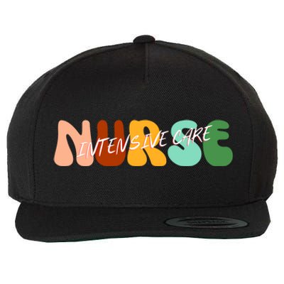 Boho Icu Nurse Gift Intensive Care Nurse For Nurses Cool Gift Wool Snapback Cap