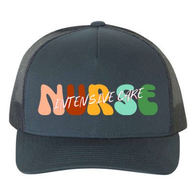 Boho Icu Nurse Gift Intensive Care Nurse For Nurses Cool Gift Yupoong Adult 5-Panel Trucker Hat