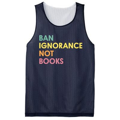 Ban Ignorance Not Books Mesh Reversible Basketball Jersey Tank