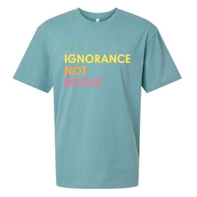 Ban Ignorance Not Books Sueded Cloud Jersey T-Shirt