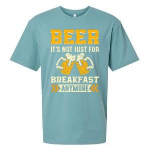 Beer Its Not Just For Breakfast Anymore Gift Sueded Cloud Jersey T-Shirt