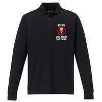 Biden Is Not My... You Know The Thing President Fake Leader Performance Long Sleeve Polo