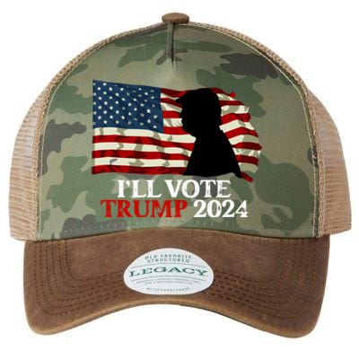 Biden Is Not My President ILl Vote Trump 2024 Gift Legacy Tie Dye Trucker Hat