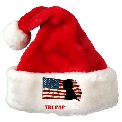 Biden Is Not My President ILl Vote Trump 2024 Gift Premium Christmas Santa Hat