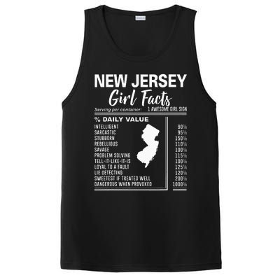 Born In New Jersey New Jersey Girl Facts PosiCharge Competitor Tank