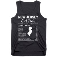 Born In New Jersey New Jersey Girl Facts Tank Top