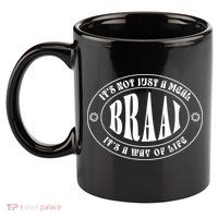 Braai It's Not Just A Meal South Africa 11oz C Handle Ceramic Mug