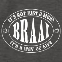 Braai It's Not Just A Meal South Africa Vector Backpack