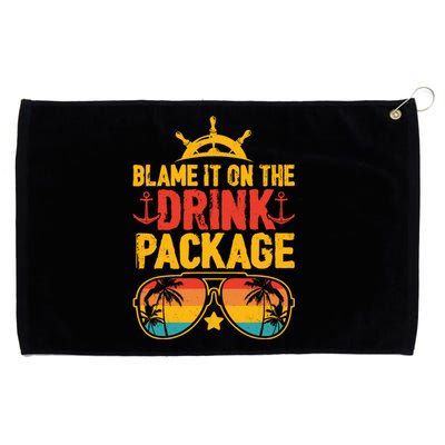 Blame It On The Cruise Package Cruise Cruising Matching Grommeted Golf Towel