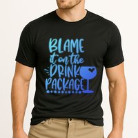 Blame It On The Package Cruise Alcohol Wine Lover Gift Performance Shirt