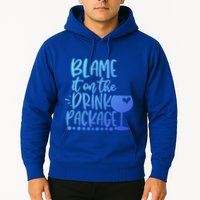 Blame It On The Package Cruise Alcohol Wine Lover Gift Hoodie