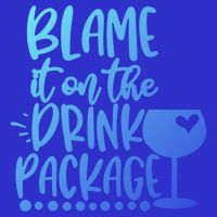 Blame It On The Package Cruise Alcohol Wine Lover Gift Bag