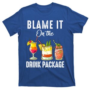 Blame It On The Package Funny Cruise Cruising Cruiser Gift T-Shirt