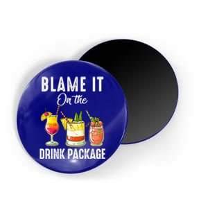 Blame It On The Package Funny Cruise Cruising Cruiser Gift Magnet