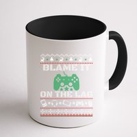 Blame It On The Lag Christmas Funny Video Gamer Ugly Meaningful Gift Mug