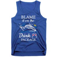 Blame It On The Package Funny Cruise Party Gift Tank Top