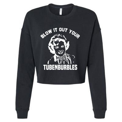 Blow It Out Your Tubenburbles Cropped Pullover Crew