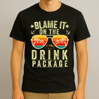 Blame It On The Cruise Package Cruise Cruising Matching T-Shirt