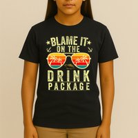 Blame It On The Cruise Package Cruise Cruising Matching T-Shirt