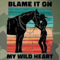 Blame It On My Wild Heart Horse Retro Legacy Tie Dye Trucker Hat