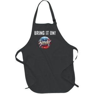 Bring It On Kamala Harris 2024 Election President Full-Length Apron With Pockets