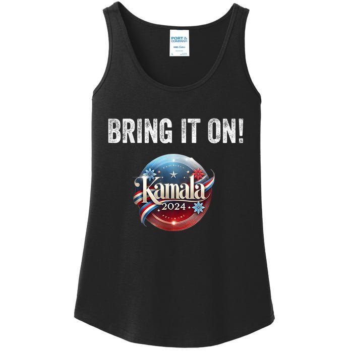 Bring It On Kamala Harris 2024 Election President Ladies Essential Tank