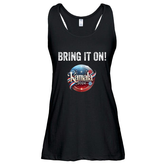 Bring It On Kamala Harris 2024 Election President Ladies Essential Flowy Tank