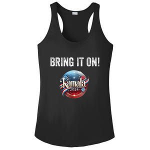 Bring It On Kamala Harris 2024 Election President Ladies PosiCharge Competitor Racerback Tank