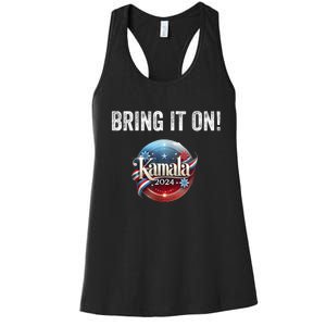 Bring It On Kamala Harris 2024 Election President Women's Racerback Tank