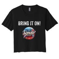 Bring It On Kamala Harris 2024 Election President Women's Crop Top Tee