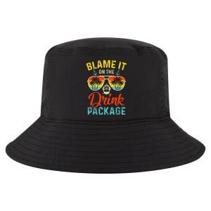 Blame It On The Drink Package Cruise Cruising Matching Cool Comfort Performance Bucket Hat